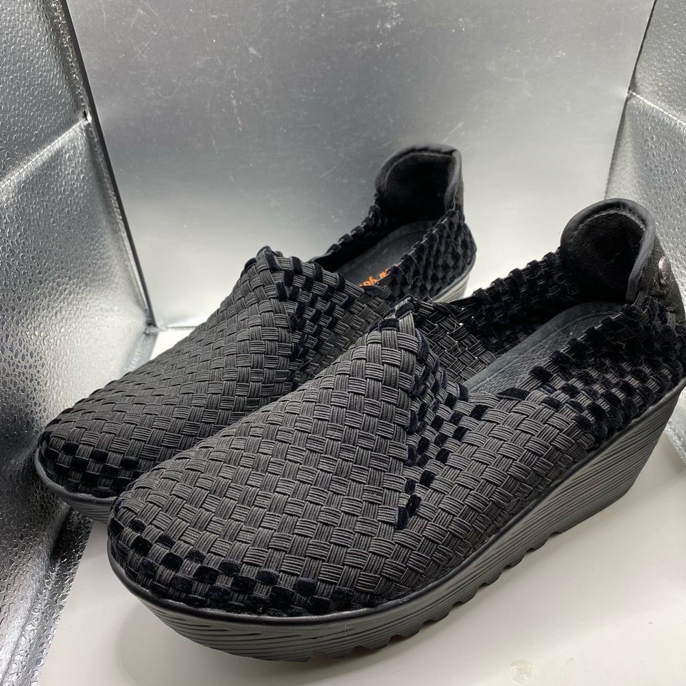 Black Bernie Mev 41 Women’s Wedge Slip-ons
